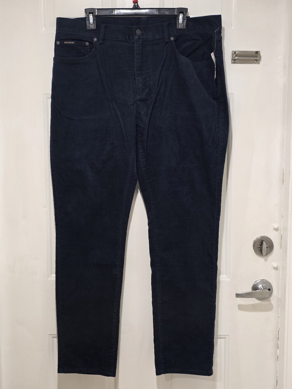 Brooks Brothers Men's Pants Corduroy Blue Slim Fit Size 38X32